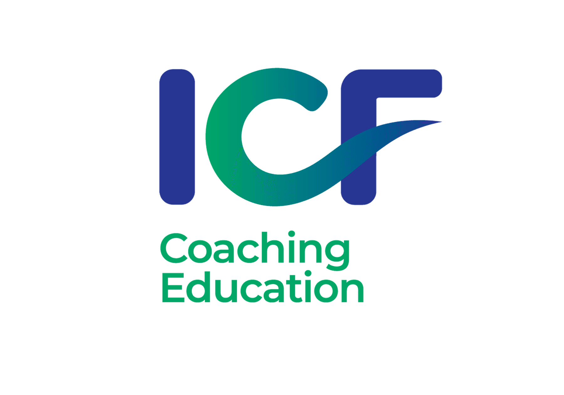 ICF-CE2 ICF Coaching Education full-color vertical logo