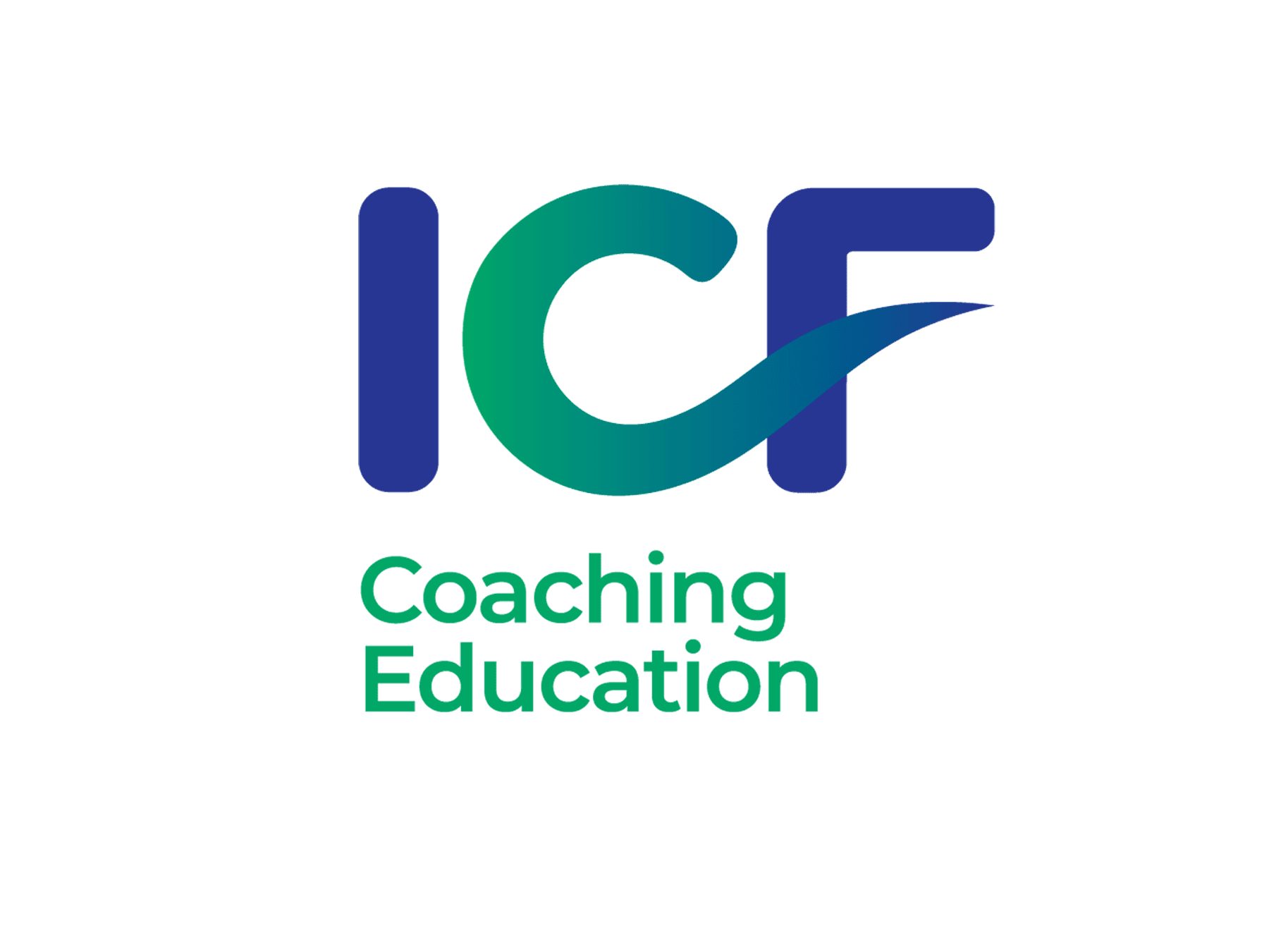 ICF-CE2 ICF Coaching Education full-color vertical logo